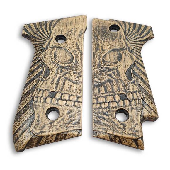 Rise Up Skull - Beretta 92S Grips