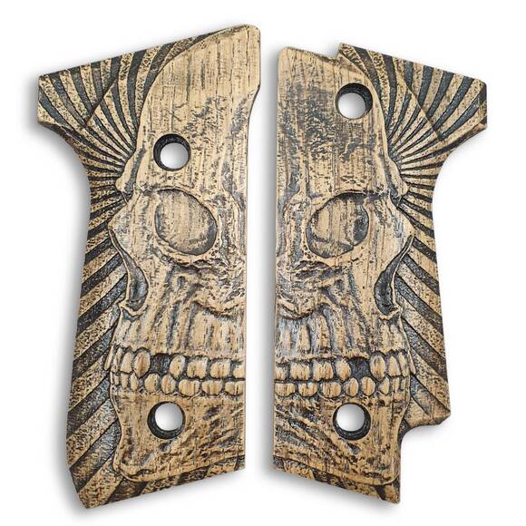 Rise Up Skull - Beretta 92S Grips