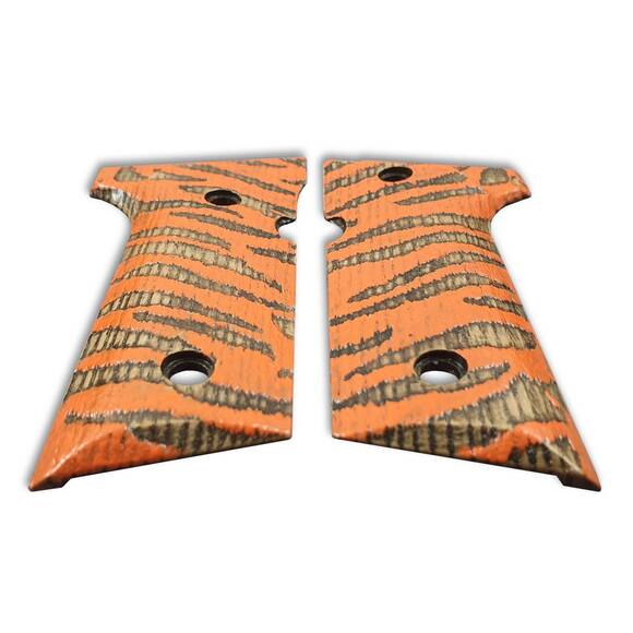 Beretta 92X, M9A3, M9A4 Maple Grips - Tiger Skin / Hand-painted