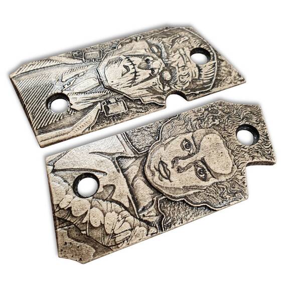 Sig Sauer P238 Maple Grips - Monster Frankenstein Bride / Hand-painted