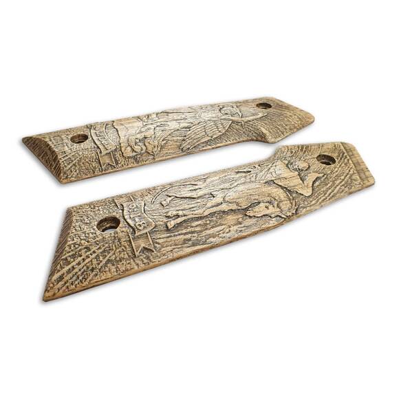 AR-15 Indian Creek Grip Adapter Grips - St Archangel Michael / Hand-painted