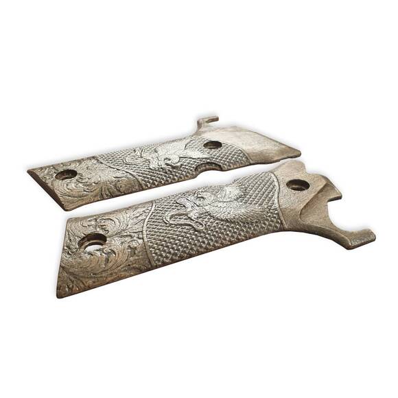 Beretta 92X Performance Maple Grips - Eagle And Snake Black / Hand-painted