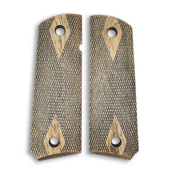 1911 full-size maple grips - Classic Colt / hand-painted