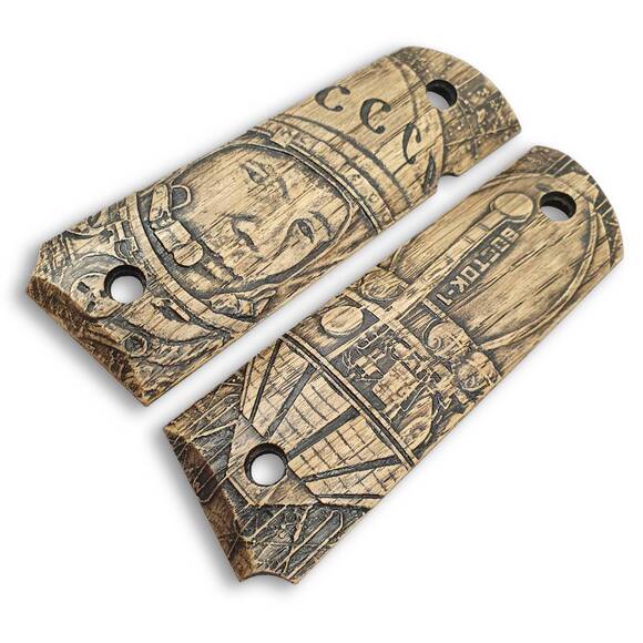 1911 Full-Size Maple Grips - Gagarin Vostok-1 / Hand-painted