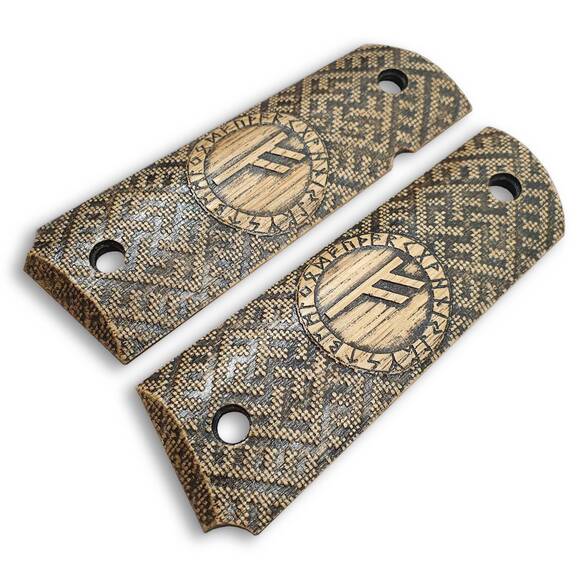 Rune Fehu Fe - 1911 Full Size Government Grips