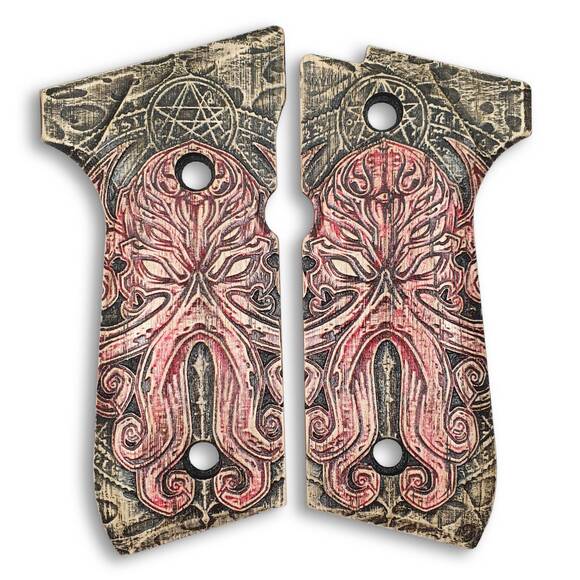 Cthulhu - Beretta 92, 92A1, 92G, 92FS, 96, 96A1, 98FS, 98A1, M9, M9A1 Grips