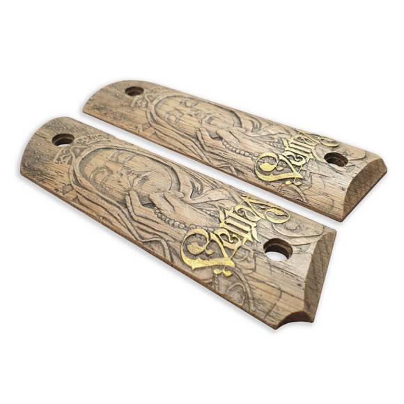 1911 Full-Size Maple Grips - Veritas / Hand-painted