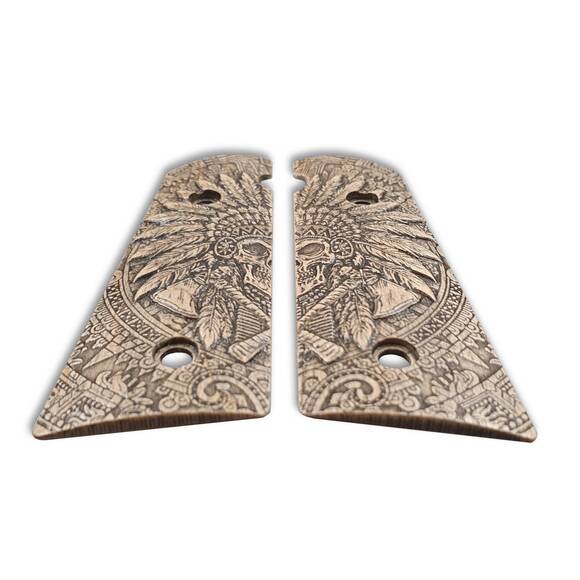 Hudson H9 Maple Grips - War Chief / Hand-painted