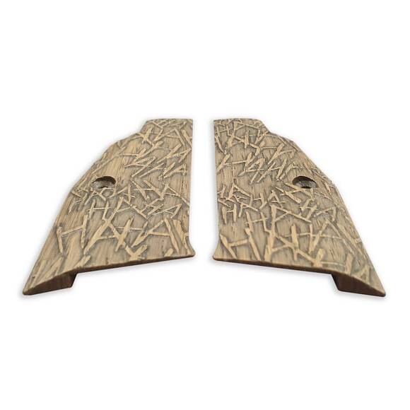 Phoenix Redback Maple Grips - Ha-Ha-Ha / Hand-painted