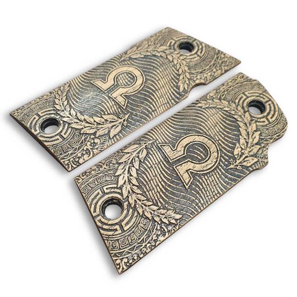 Coonan 357 Magnum Compact-Size Maple Grips - Omega / Hand-painted
