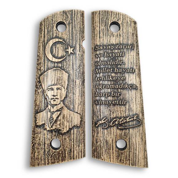 Atatürk - 1911 Full Size Magwell Grips