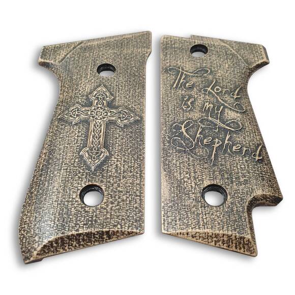 The Lord Is My Shepherd - Beretta 92S Grips