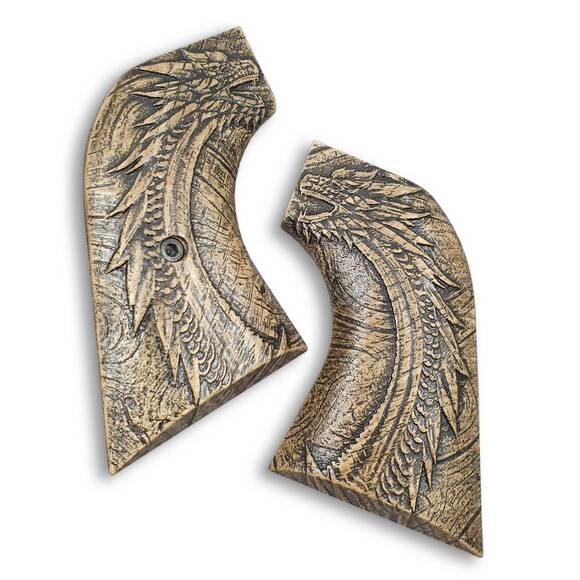 Ruger XR3 Maple Grips - Dragonborn / Hand-painted