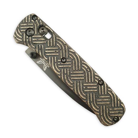 Benchmade Bugout 535 maple handle scales - Twist (3169) / hand-painted
