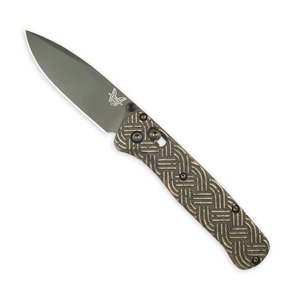 Benchmade Bugout 535 maple handle scales - Twist (3169) / hand-painted