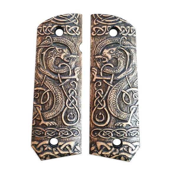 Celtic Gates - 1911 Full Size Bobtail Grips