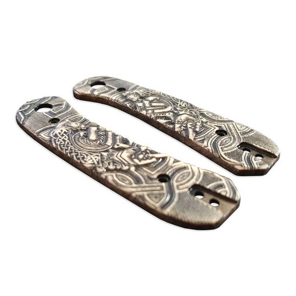 Celtic Heart - Knafs Lander Knife Scales by Svechnikov Knives