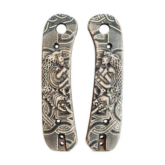 Celtic Heart - Knafs Lander Knife Scales by Svechnikov Knives