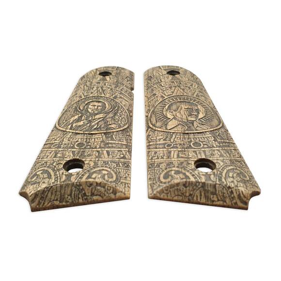 1911 Full-Size Maple Grips - Judas X Malverde / Hand-painted