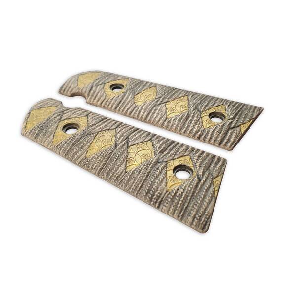 Hudson H9 Maple Grips - Katana Gold / Hand-painted