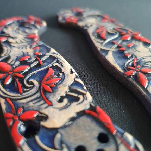 Japanese Maple - Spyderco Para 3 Knife Scales by Svechnikov Knives