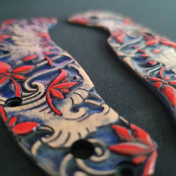 Japanese Maple - Spyderco Tenacious Knife Scales by Svechnikov Knives