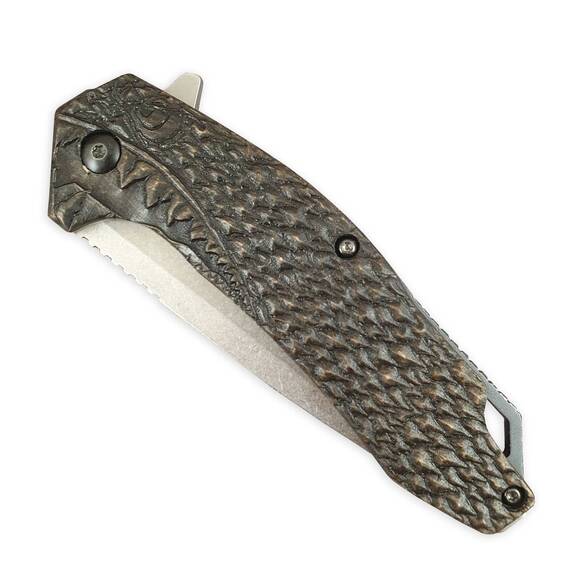 Shark Black (Oil) - Kershaw Freefall K3840 Knife Scales by Svechnikov Knives