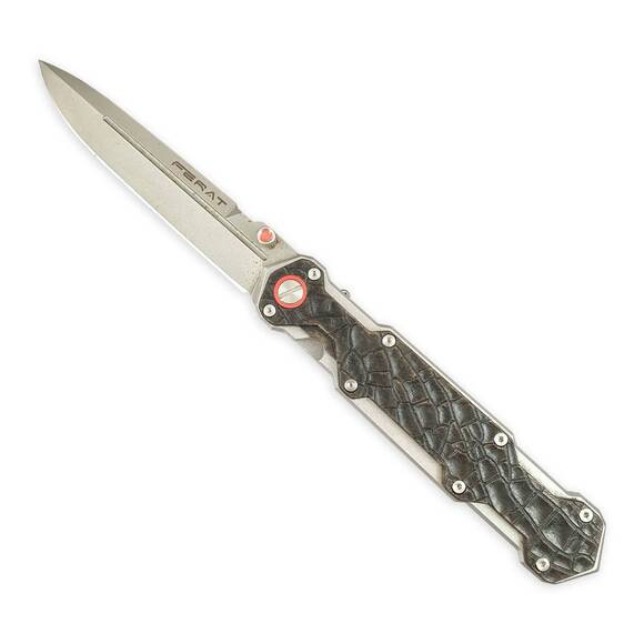 Crack Black (Oil) - Mr Blade Ferat Knife Scales by Svechnikov Knives