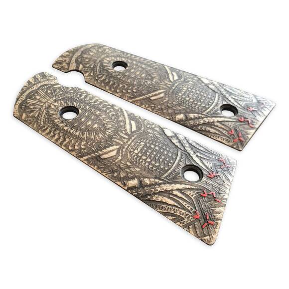 Hudson H9 Maple Grips - Predator / Hand-painted