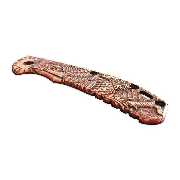 Rooster Baroque - Zero Tolerance ZT 0566 Knife Scale by Svechnikov Knives