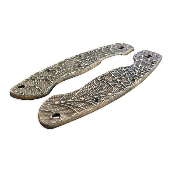 Spider Web - Spyderco Military Knife Scales by Svechnikov Knives