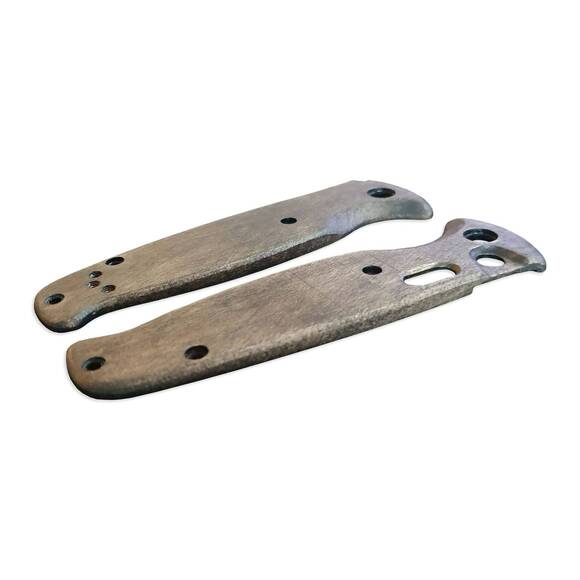 Benchmade Composite Lite Auto 4300 maple handle scales - Traditional (3169) / hand-painted