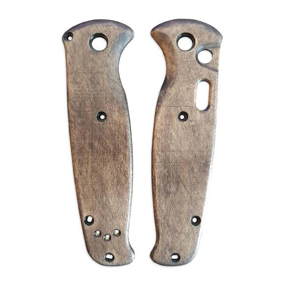 Benchmade Composite Lite Auto 4300 maple handle scales - Traditional (3169) / hand-painted