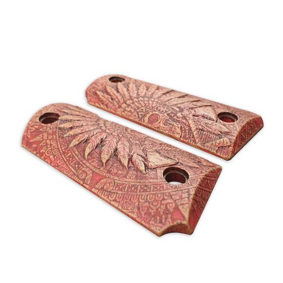 War Chief Cherry - Kimber Micro 9 Grips