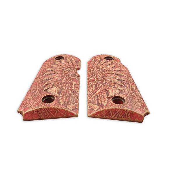 War Chief Cherry - Kimber Micro 9 Grips