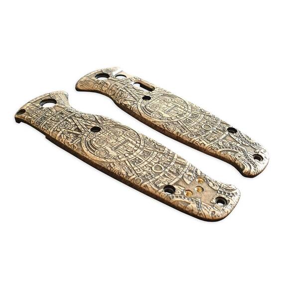 Aztec - Benchmade Composite Lite Auto 4300 Knife Scales by Svechnikov KnivesAztec - Benchmade Composite Lite Auto 4300 Knife Scales by Svechnikov Knives