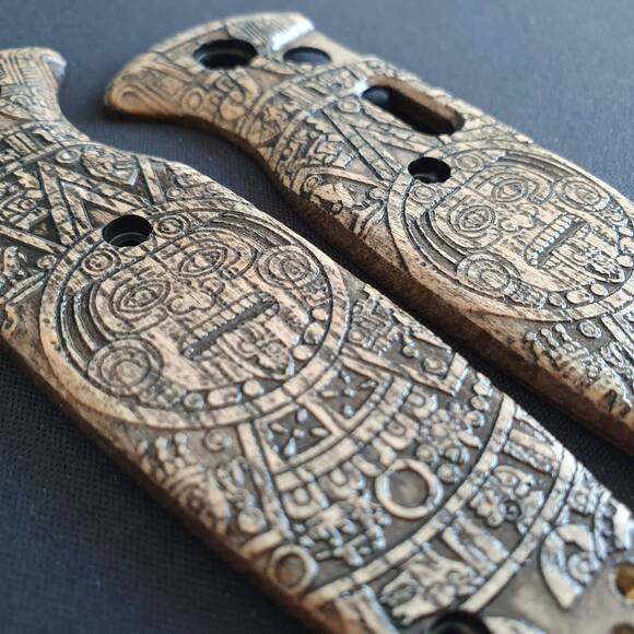Aztec - Benchmade Composite Lite Auto 4300 Knife Scales by Svechnikov Knives