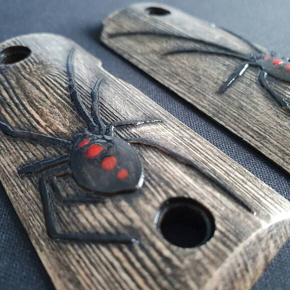 Black Widow - Kimber Micro 9 Grips