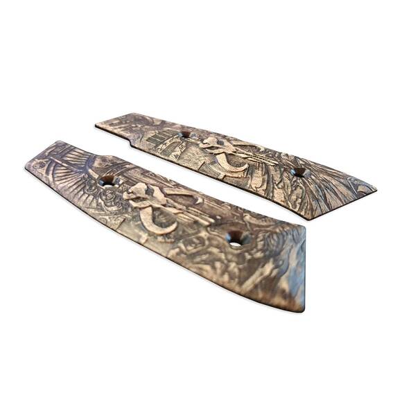 Laugo Arms Alien Maple Grips - Mythosaur Skull / Hand-painted