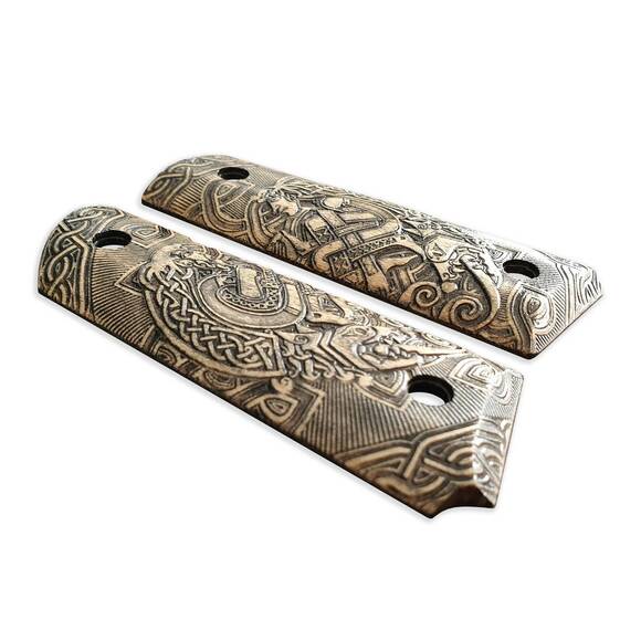 Celtic Heart - 1911 Compact Size Officers Grips