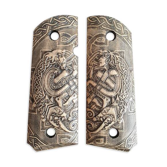 Celtic Heart - 1911 Compact Size Officers Grips
