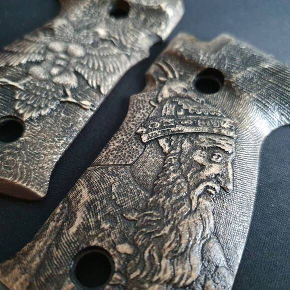 Zastava CZ 99 Maple Grips - George Castriot / Hand-painted