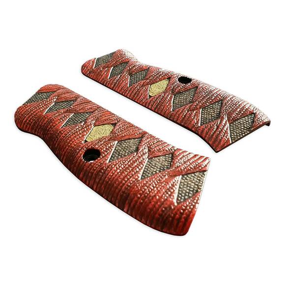 Katana Red Gold Coin - CZ 75, 75B, 75BD, 85, SP-01, SP-01 Shadow Grips
