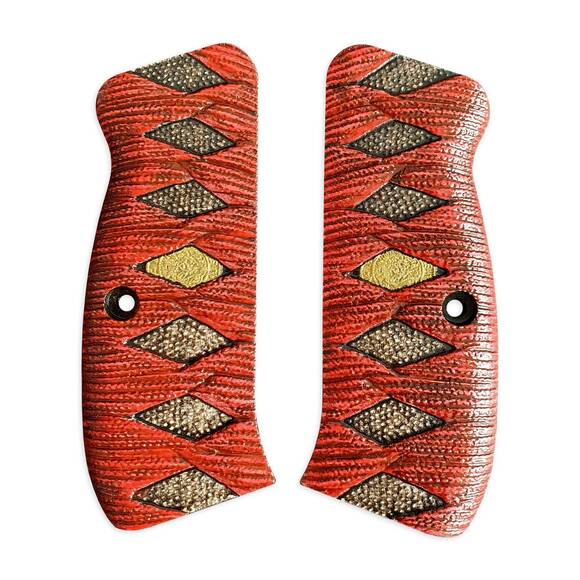 Katana Red Gold Coin - CZ 75, 75B, 75BD, 85, SP-01, SP-01 Shadow Grips