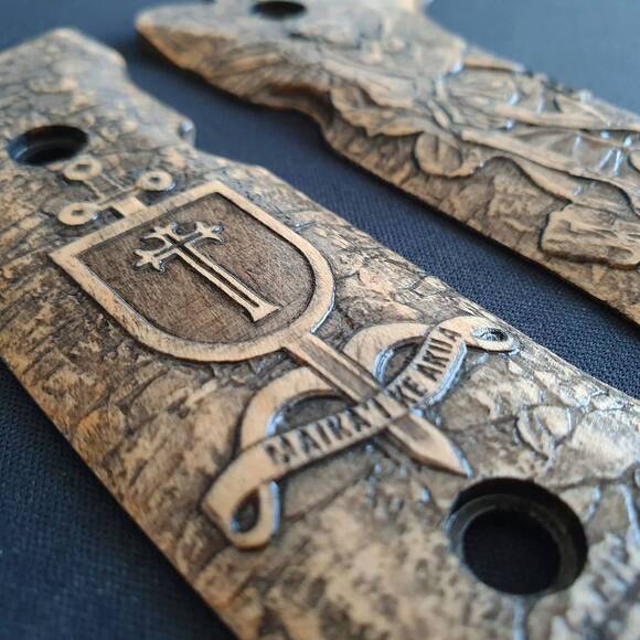 Beretta 92X Performance Maple Grips - Maika’i Ke Akua / Hand-painted