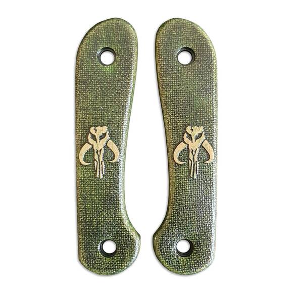 Mythosaur Skull Green - CIVIVI Elementum Fixed Blade Knife Scales by Svechnikov Knives