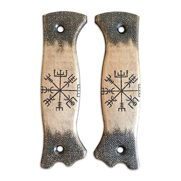 Vegvisir Classic - Terävä Skrama 200 Knife Scales by Svechnikov Knives