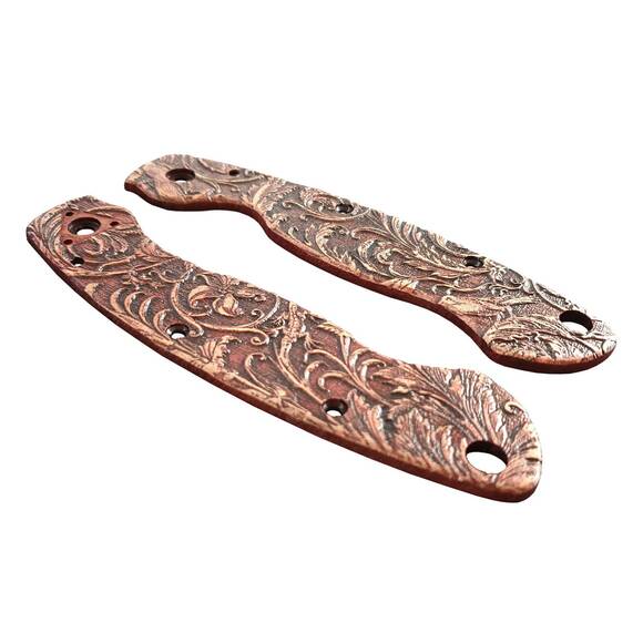 Wild Thickets Baroque - Spyderco Military Knife Scales by Svechnikov Knives