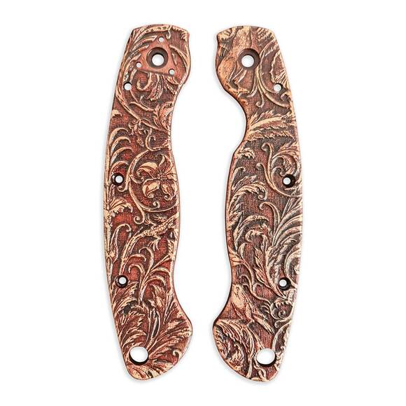 Wild Thickets Baroque - Spyderco Military Knife Scales by Svechnikov Knives