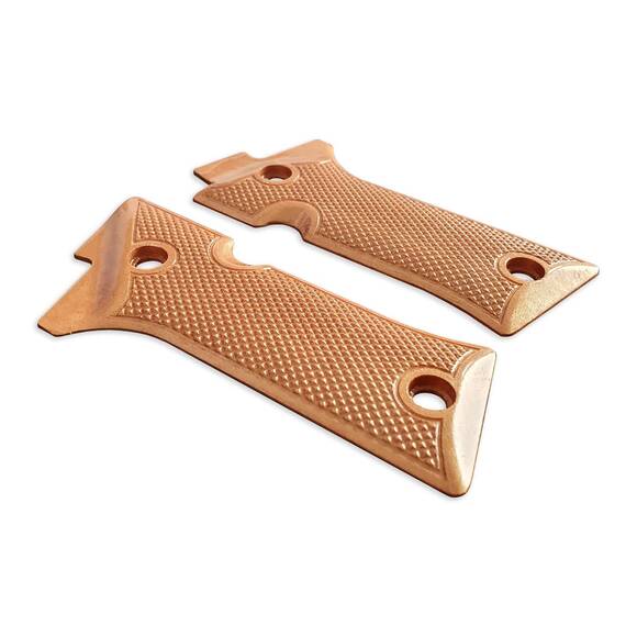 Beretta 80X Cheetah Maple Grips - Classic V2 Bronze / Hand-painted